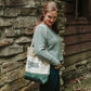 Green Ember Canvas Tote Bag